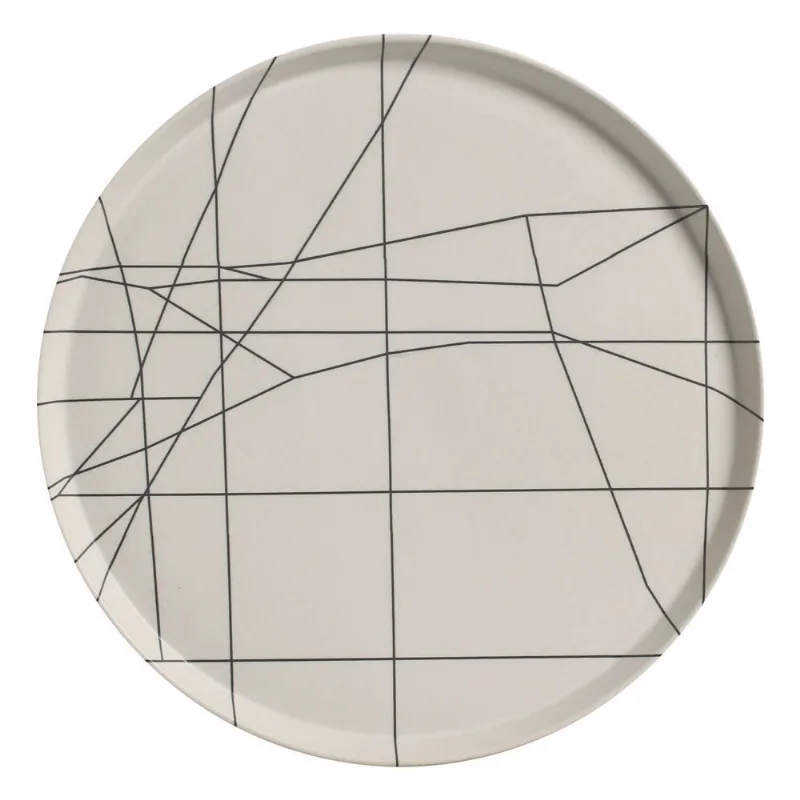 Conjunto com 6 Pratos Raso Neo Biofilia Ø27cm