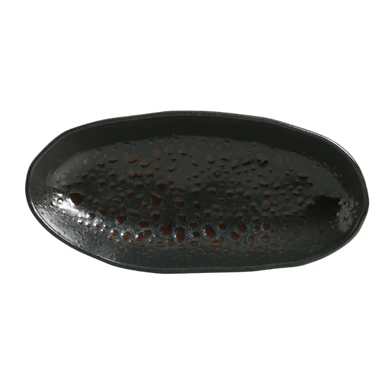 Conjunto com 4 Travessas Oval Funda G Orgânico Stellar 32x16cm 650ml