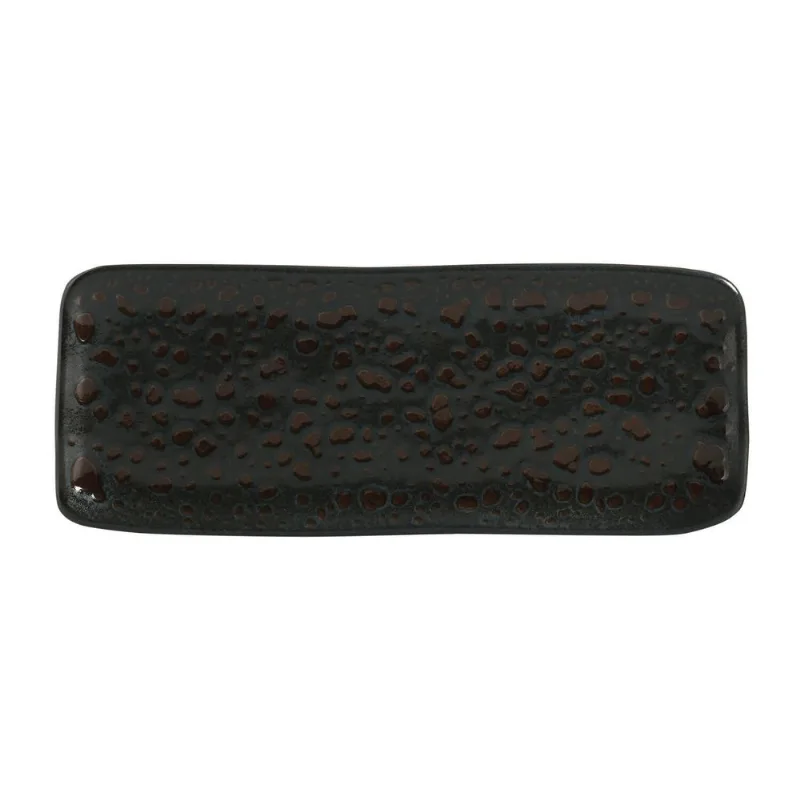 Conjunto com 4 Travessas Retangular Média Orgânico Stellar 33x13cm