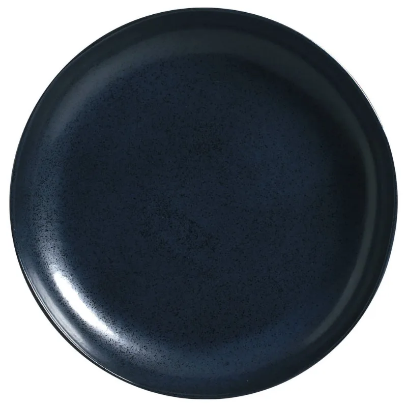 Travessa Redonda Grande Orgânico Stoneware Night Blue Ø36cm