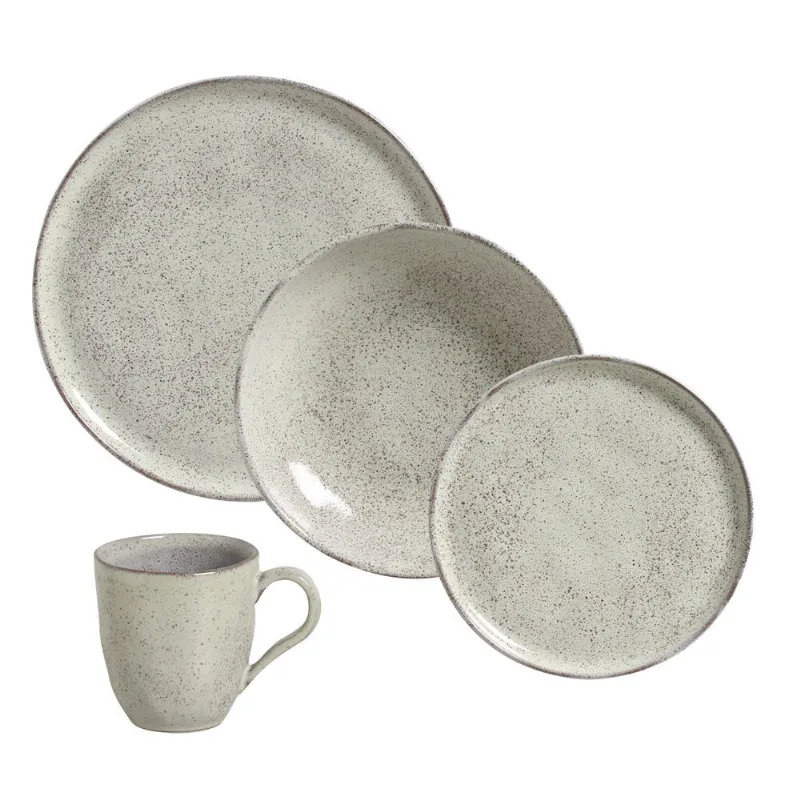 Aparelho de Jantar 16 Peças Bio Pistache (para 4 pessoas)
