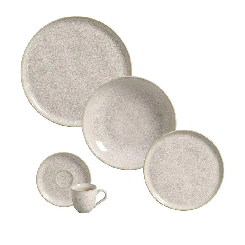 Aparelho De Jantar/chá Porto Brasil Bio Latte 30 Peças