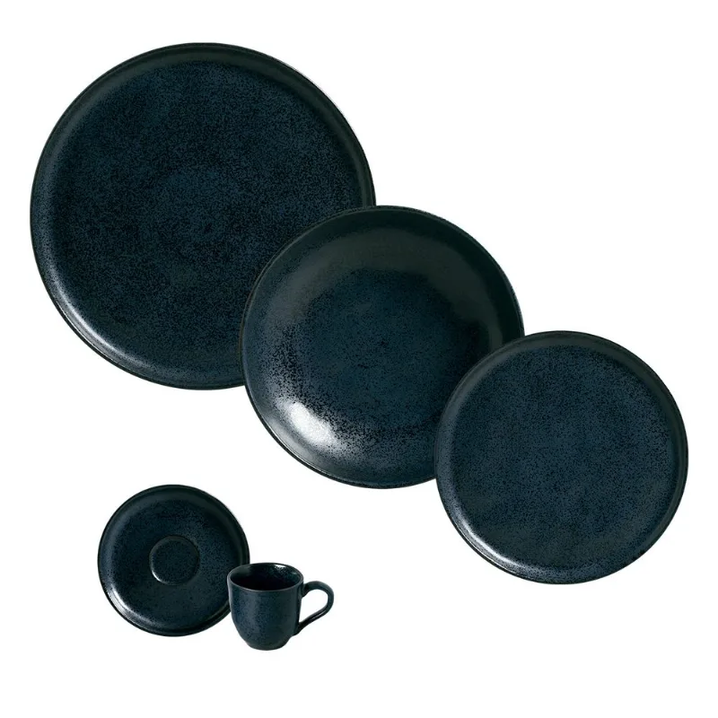 Aparelho de Jantar 30 Peças Bio Night Blue (para 6 pessoas) Aparelho de Jantar 30 Peças Bio Night Blue