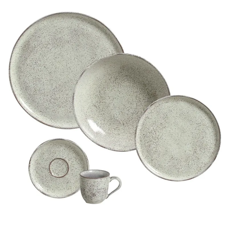 Aparelho de Jantar 20 Peças Bio Pistache (para 4 pessoas)