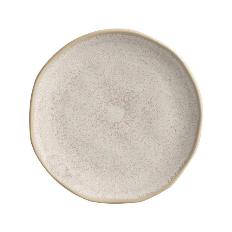 Conjunto com 6 Pratos de Sobremesa Orgânico Latte Ø19,5cm