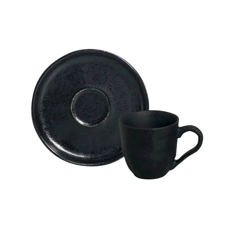 Conjunto com 6 Xícaras de Café com Pires Bio Eclipse 120ml