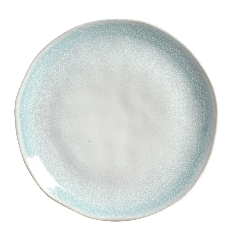 Conjunto com 6 Pratos Raso Orgânico Sea Ø26,5cm