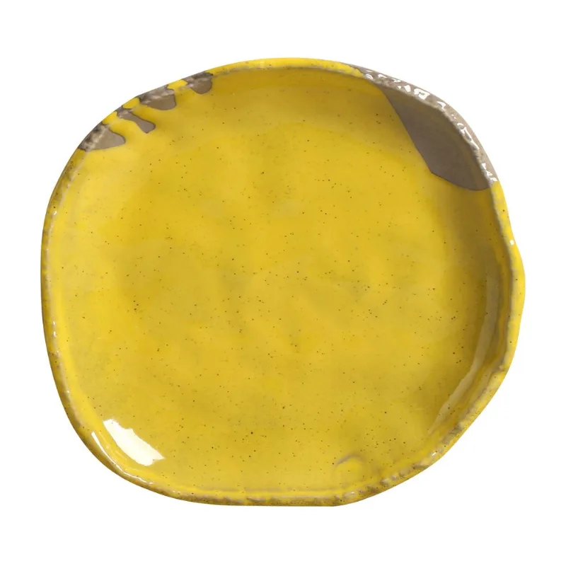 Conjunto com 4 Pratos de Sobremesa Orgânico Eco Cerrado Ø19cm