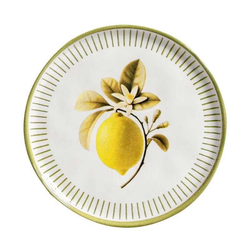 Conjunto com 6 Pratos De Sobremesa Bio Lemon Ø21,5cm