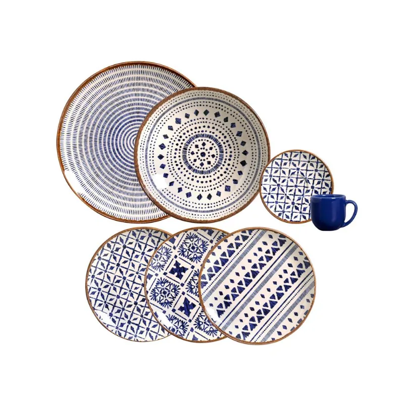 Aparelho de Jantar 30 Peças Coup Stoneware New Asteca (para 6 pessoas)