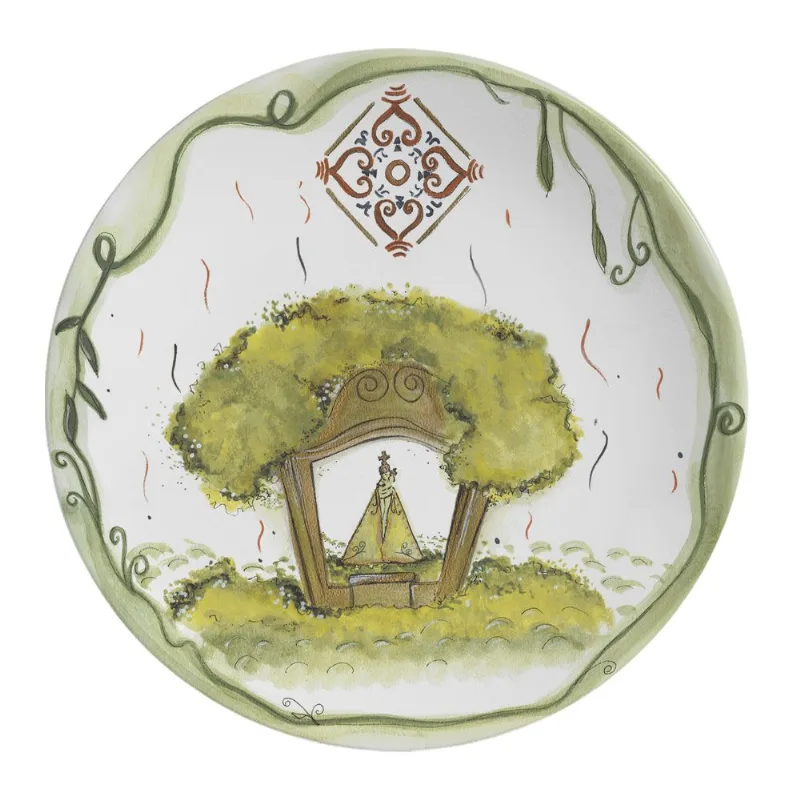 Conjunto com 6 Pratos Raso Coup Stoneware Círio de Memórias Ø26cm