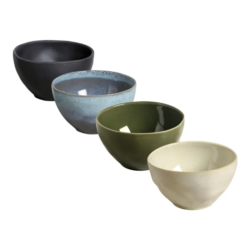 Kit com 4 Bowls Orgânico 558ml em 4 Cores