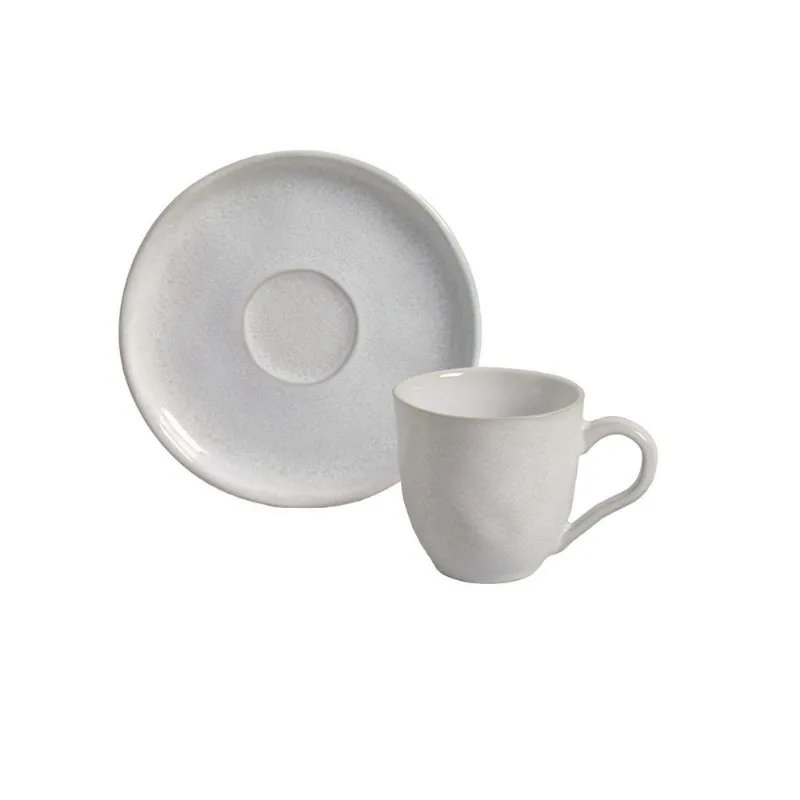 Conjunto com 6 Xícaras De Café com 6 Pires Bio Luz 120ml