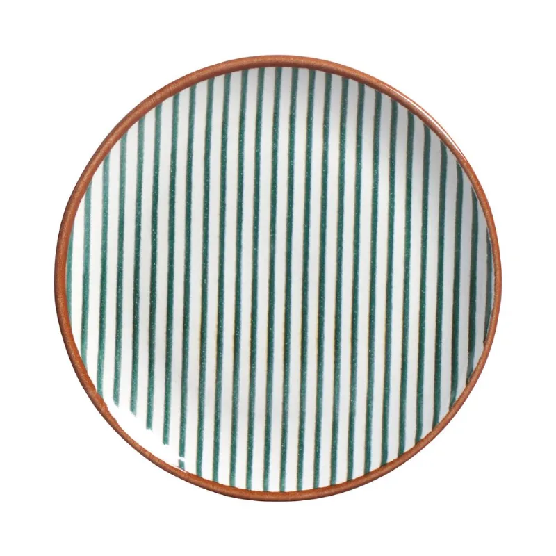 Conjunto com 6 Pratos de Sobremesa Coup Stoneware Equador Ø19,4cm