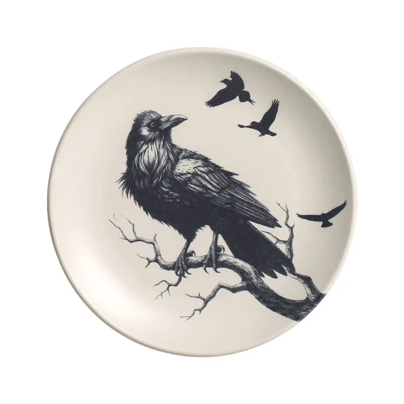 Conjunto com 6 Pratos de Sobremesa Coup Stoneware Birds Ø19,4cm