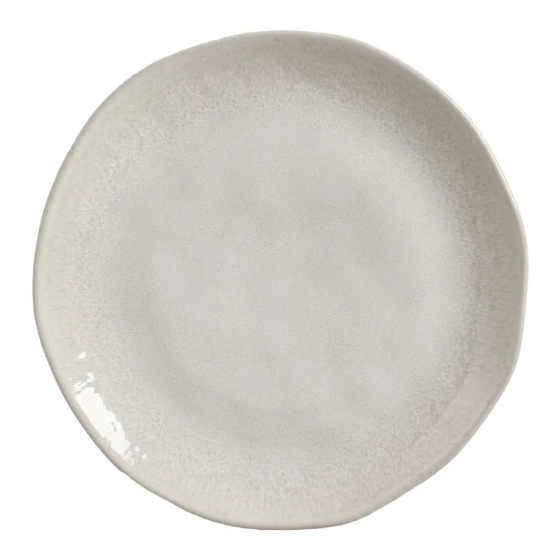 Conjunto com 6 Pratos Raso Orgânico Lua Ø26,5cm