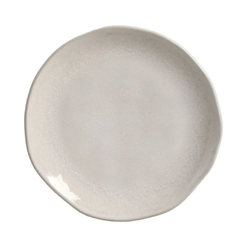 Conjunto com 6 Pratos de Sobremesa Orgânico Lua Ø19,5cm