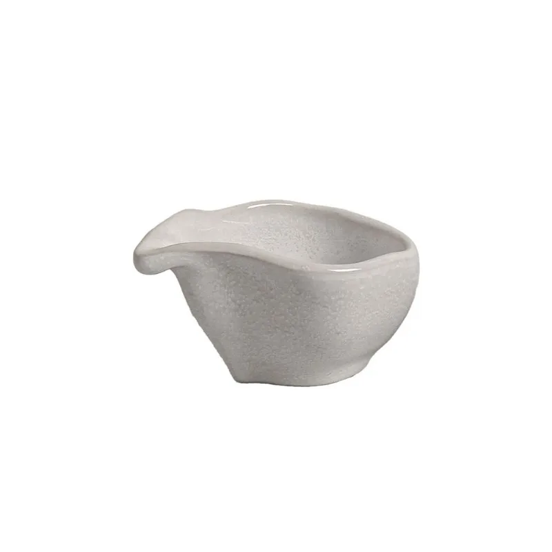 Conjunto com 6 Molheiras Oval Orgânico Luz 8x6cm 40ml