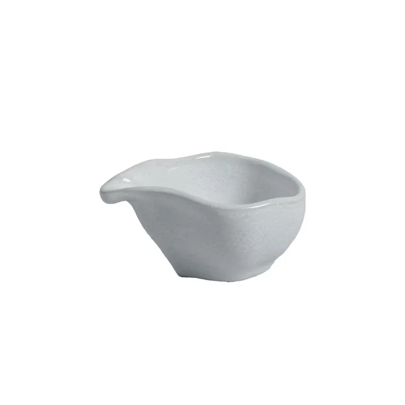 Conjunto com 6 Molheiras Oval Orgânico Ceu 8x6cm 40ml