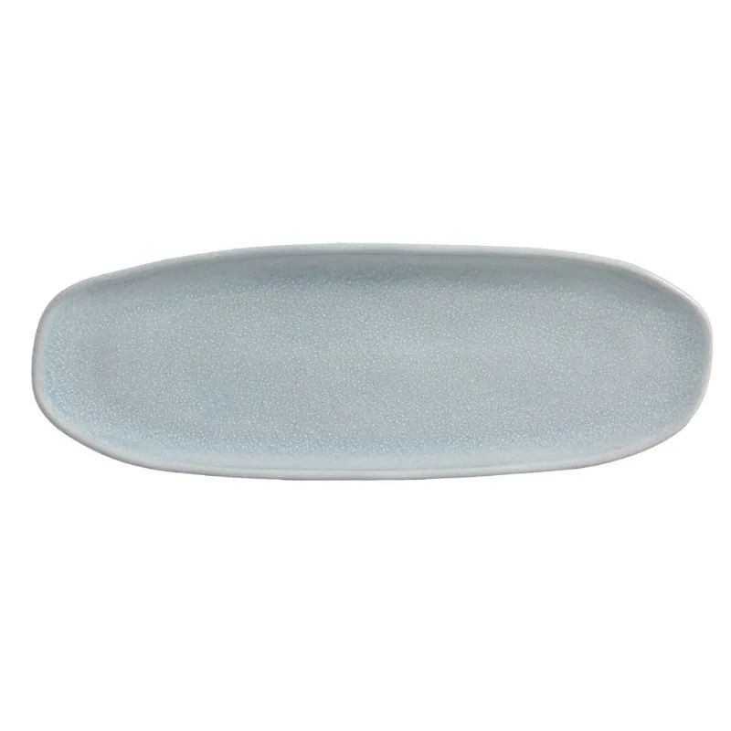 Conjunto com 4 Travessas Oval Rasa Grande Orgânico Ceu 36x13cm