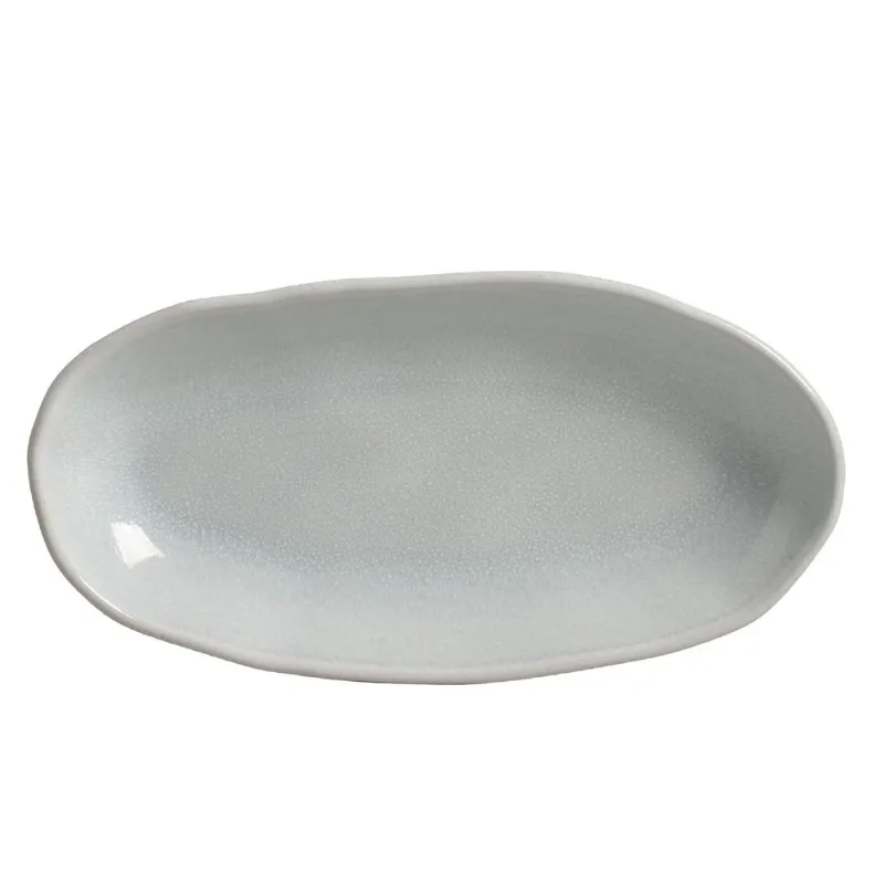 Conjunto com 4 Travessas Oval Funda G Orgânico Ceu 32x16cm 650ml