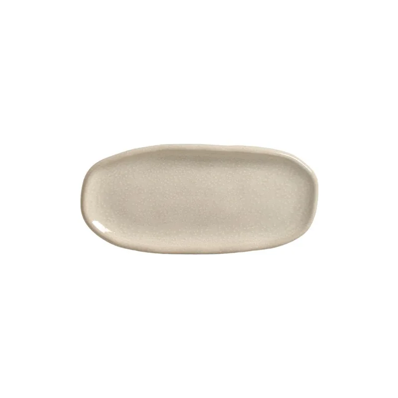 Conjunto com 4 Travessas Oval Rasa Mini Orgânico Sol 16,5x8cm