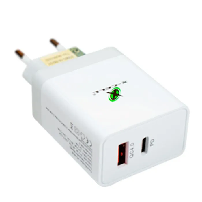 Carregador Ultra Rápido X-Cell, USB, USB-C, Bivolt, Branco - XC-UR26 - Primex - Distribuição de Produtos de Tecnologia para Empresas