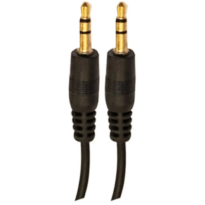 Cabo de Audio P2XP2 Estereo 1,0M Preto
