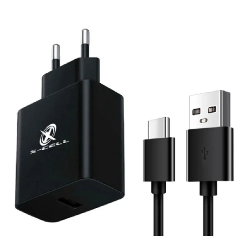 Carregador De Tomada Turbo Ultra 30w 4.0 + Cabo Tipo C 1m - X-Cell
