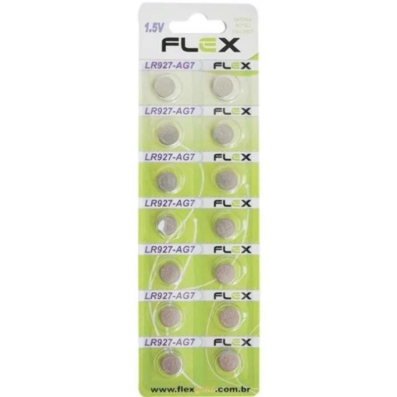 Bateria Botão Alcalina 1.5V LR927 (c/ 14 Baterias) Flex
