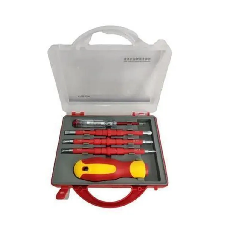 Kit De Ferramentas Maleta Vermelha Jogo De Chaves 5 Peças