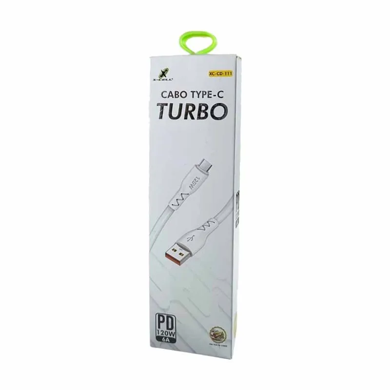 Cabo USB Tipo C 1 Metro Branco XCCD111 X-cell - UN
