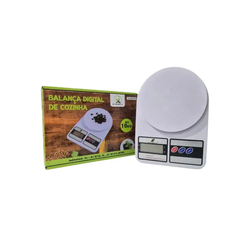 Balanca de Cozinha X Cell para 10 Kg Ref Xc-Bd-01c