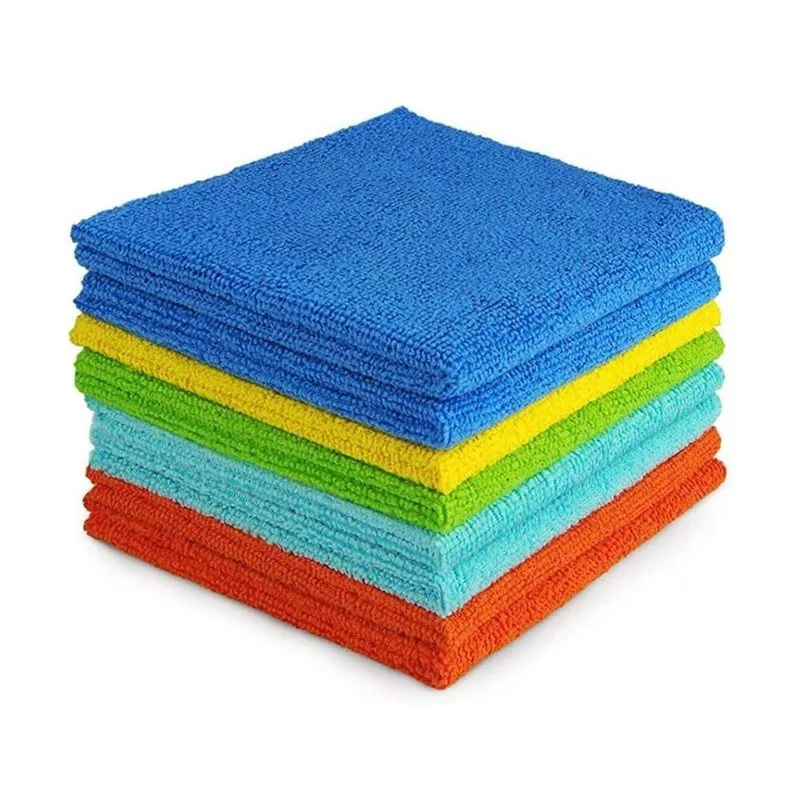 Kit 5 Panos Microfibra 30x30 Limpeza Em Geral Multiuso