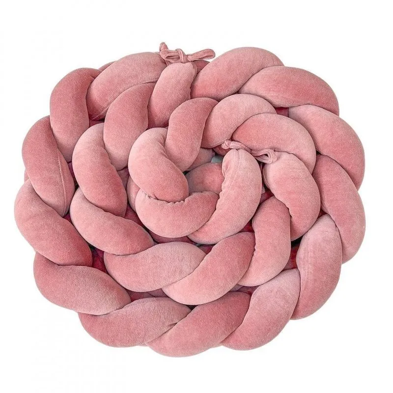 Protetor Trança Berço/cama 3,90m Plush - Rosé