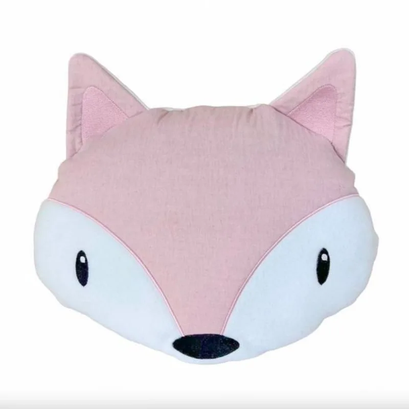 Almofada Woodland Raposa Formato Rosé