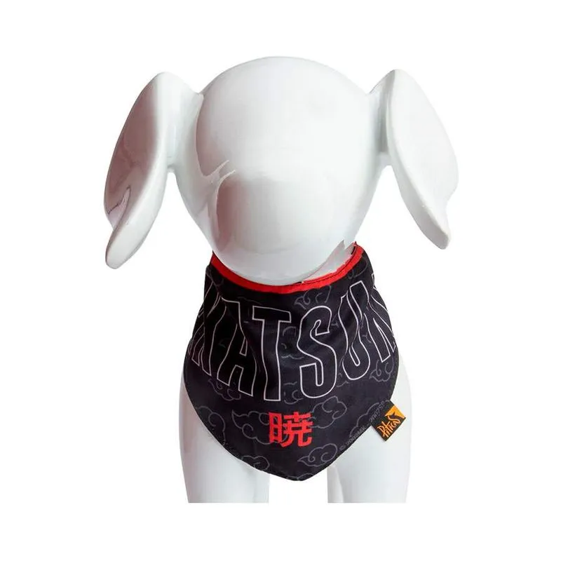 Bandana Piticas Naruto Akatsuki Para Cães E Gatos - P/m
