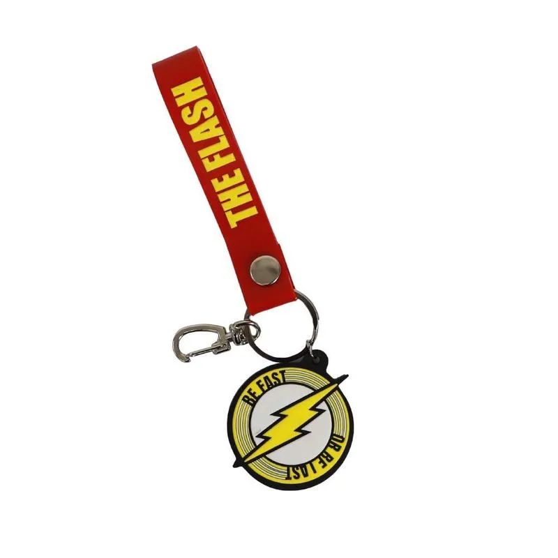Chaveiro Emborrachado Flash Logo