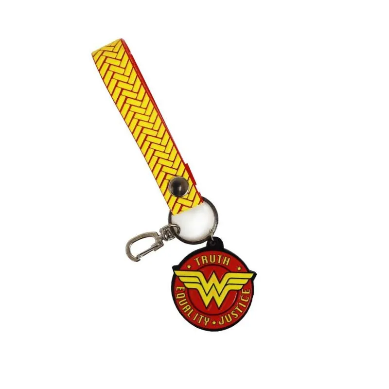 Chaveiro Emborrachado Wonder Woman Logo