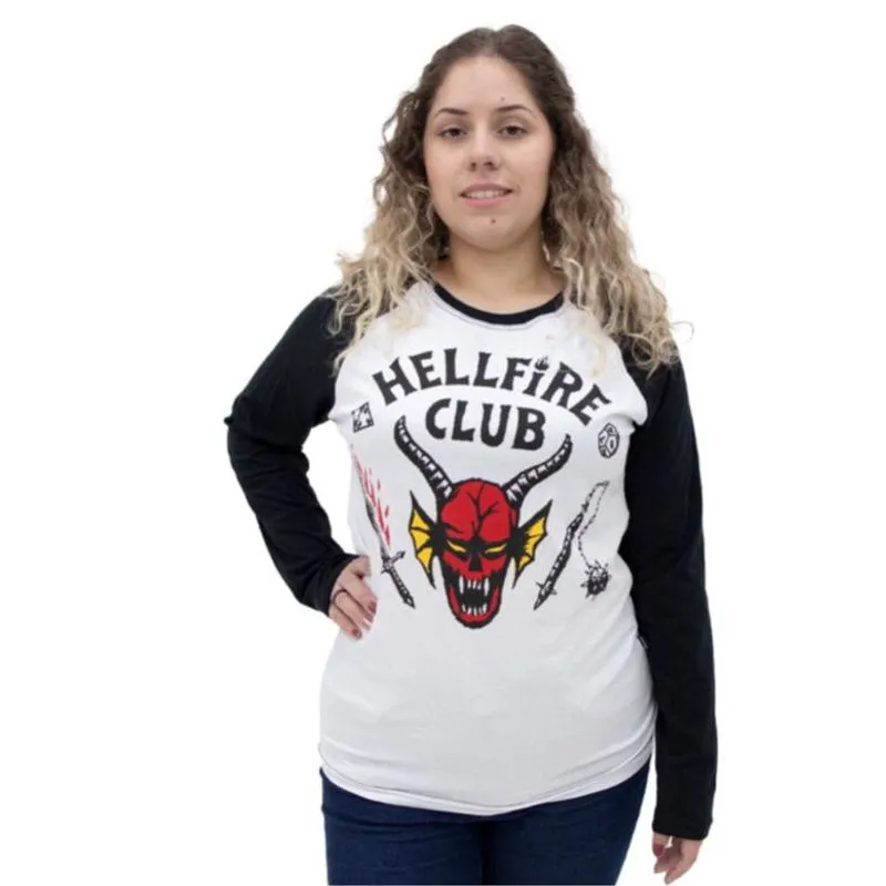 Camisa Hell Fire Club Stranger Things Piticas Original Mike Hawkins