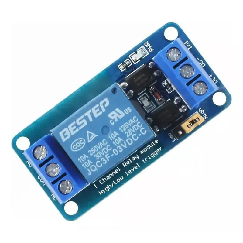 Módulo Rele 3v 10a 1 Canal Com Borne Kre Para Esp32
