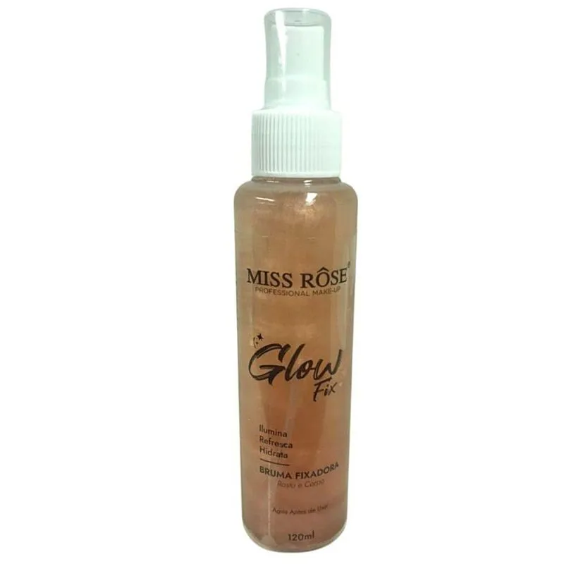 Bruma Fixadora Glow Fix 120ml Miss Rose