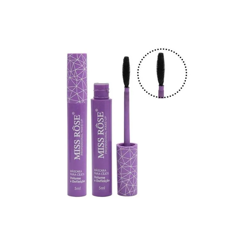 Mascara De Cilios Miss Rose Volume E Definição 5ml 1 Un