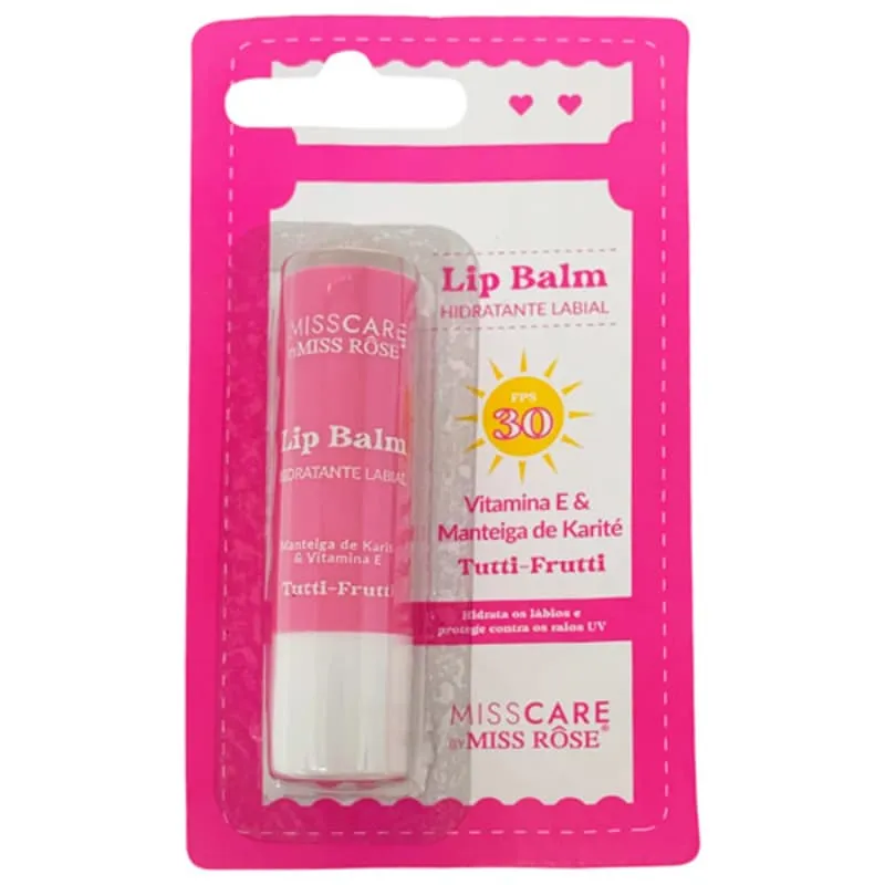 Lip Balm Tutti-Frutti - Mr037 - Miss Rose