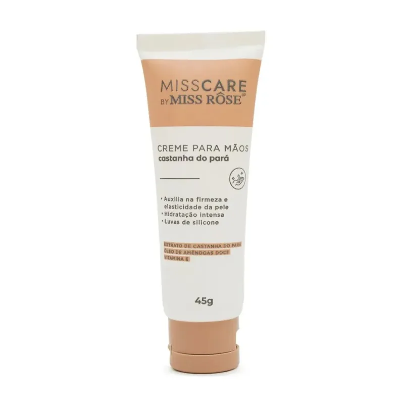 Creme para Mãos Castanha do Pará 45g Miss Rôse