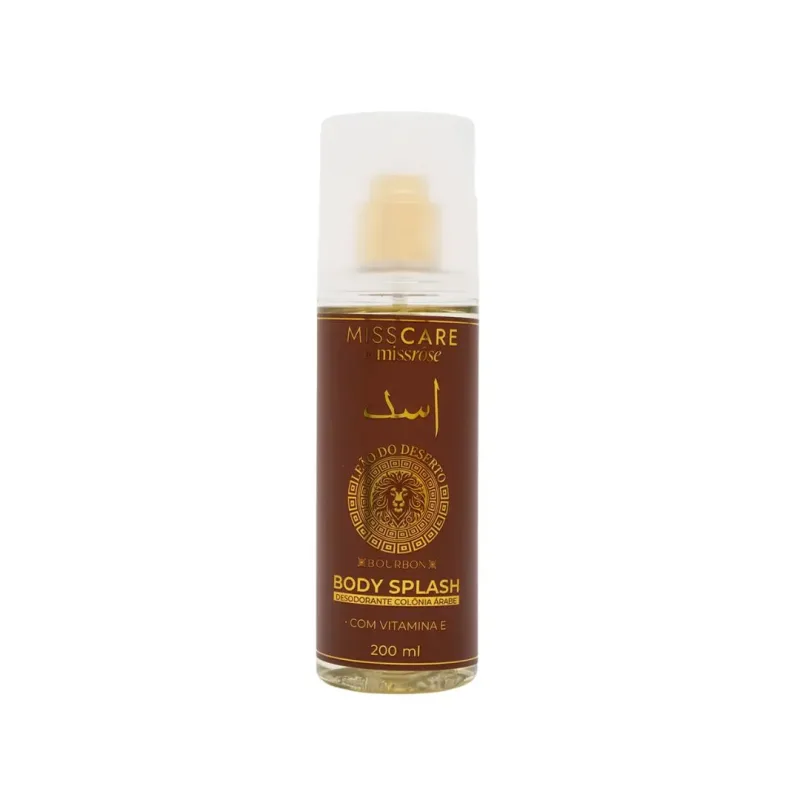 Body Splash Leão do Deserto Bourbon 200ml - Miss Rose (MR157B)