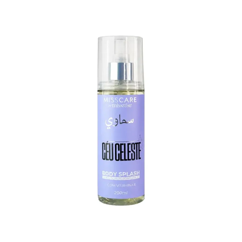 Body Splash Árabe Céu Celeste 200ml - Miss Rose (MR157C)