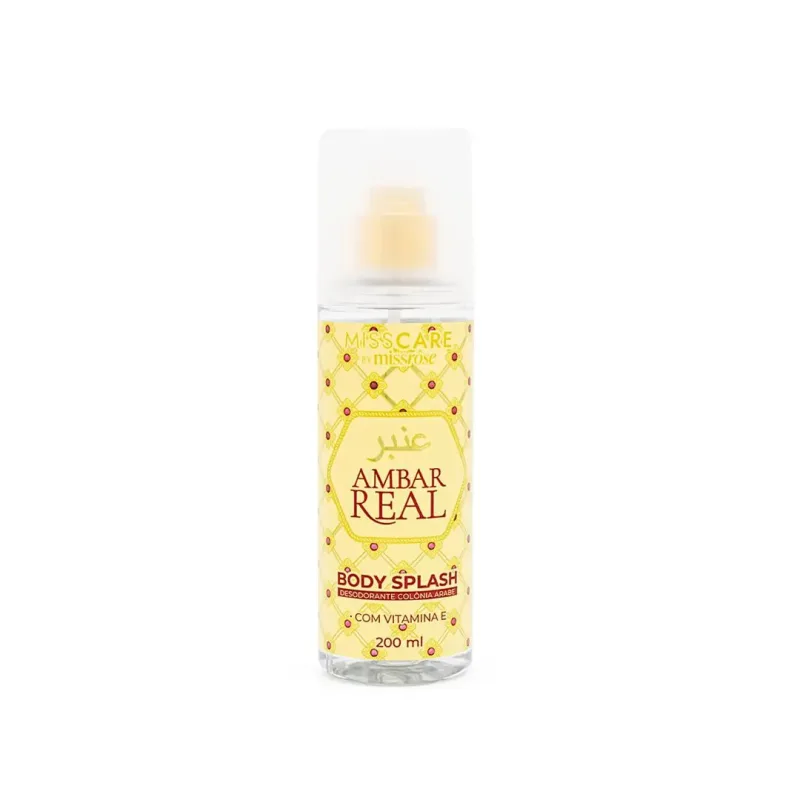 Body Splash Árabe Ambar Real 200ml - Miss Rose (MR157E)
