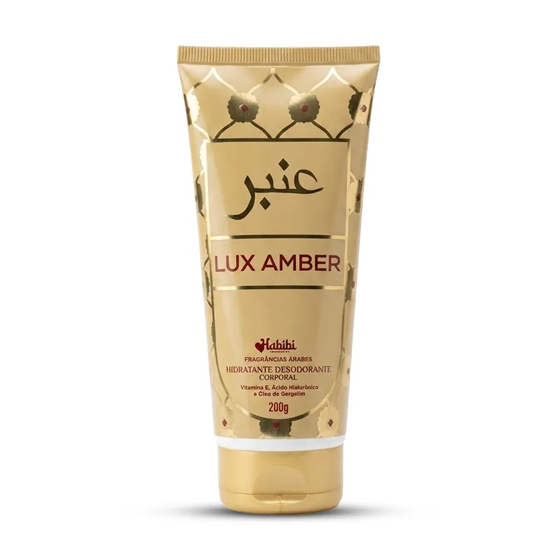 Hidratante Desodorante Corporal Lux Amber - Habibi 200g - lojaparaisodarepublica