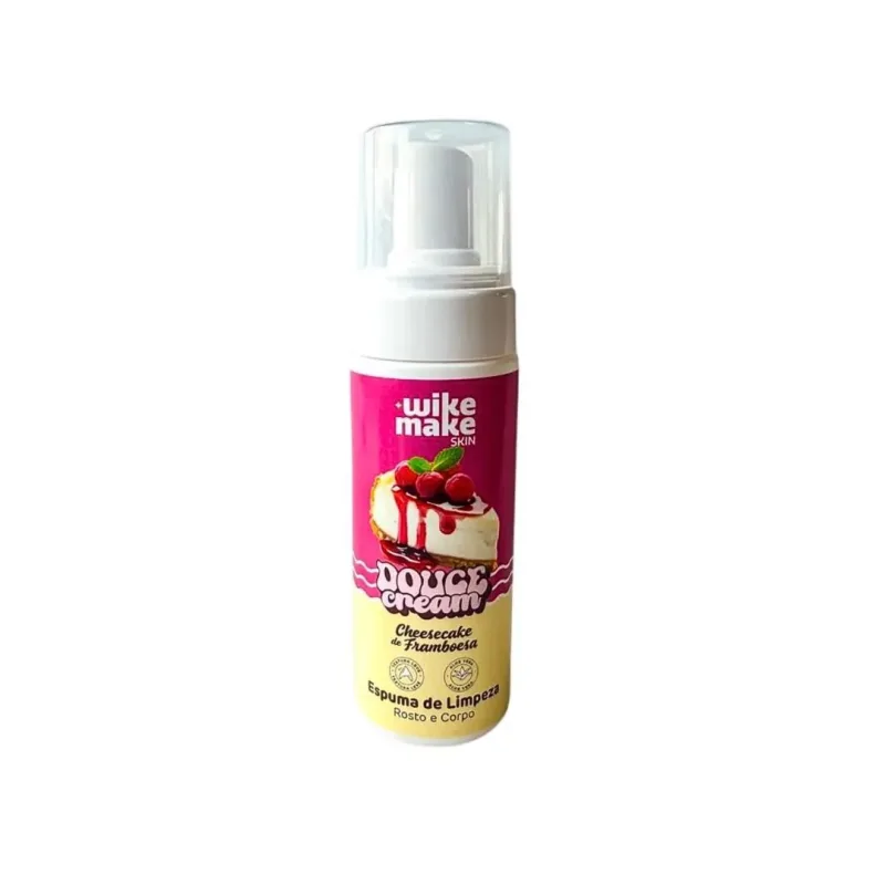 Espuma de Limpeza Rosto e Corpo Cheesecake de Framboesa 150ml - Miss Rose (WM0054A)